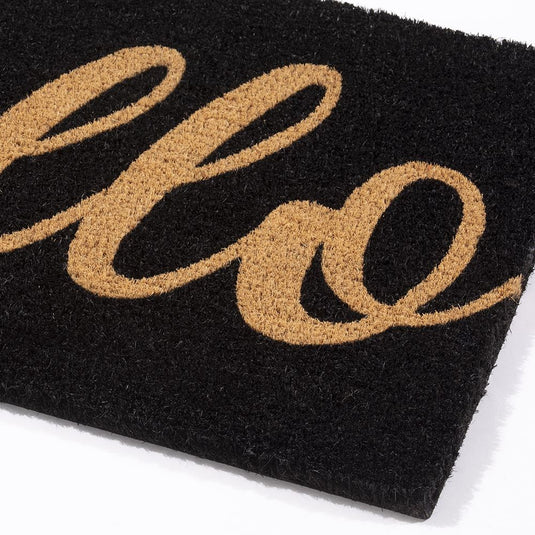 Astley Hello Printed Coir Doormat