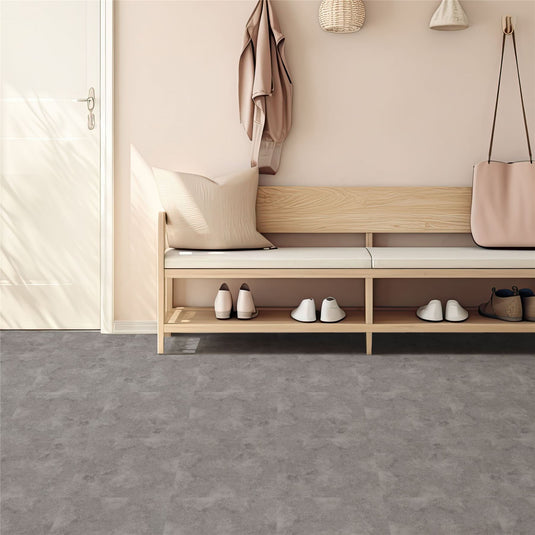 Textured Plain Grey Artifix Floor Tile