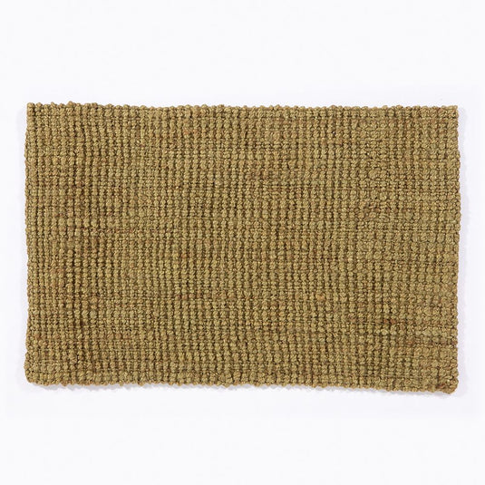 Whitefield Handwoven Boucle Olive Doormat