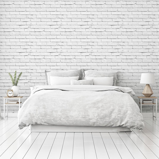 White Brick Wallpaper sw12