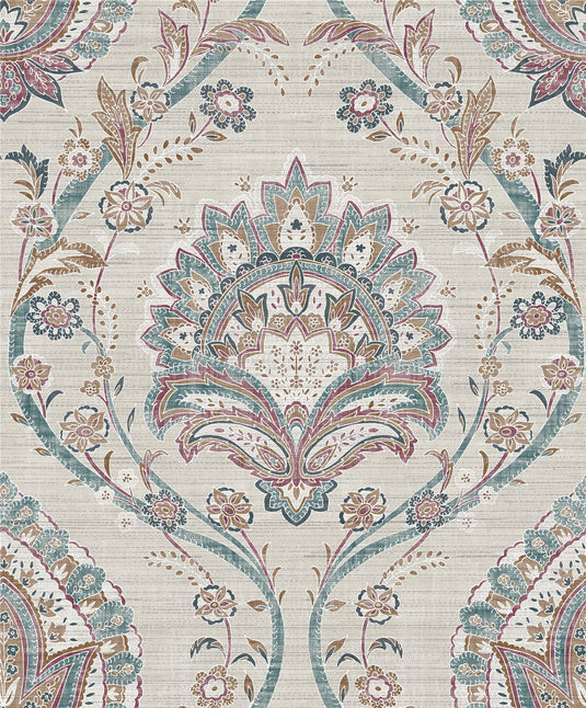 Fantastical Damask Multi Wallpaper