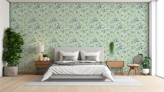 Spring Springs Green Wallpaper