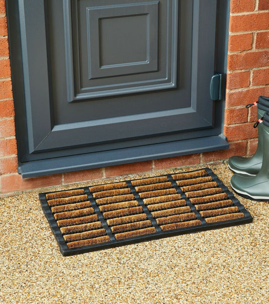 Middleton Rod Coir and Rubber Natural Doormat