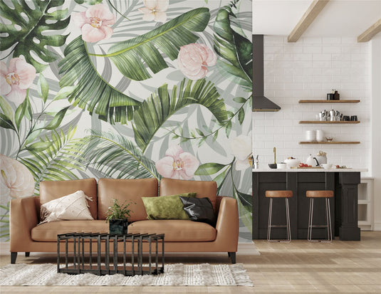 Bright Tropic Mural Wallpaper