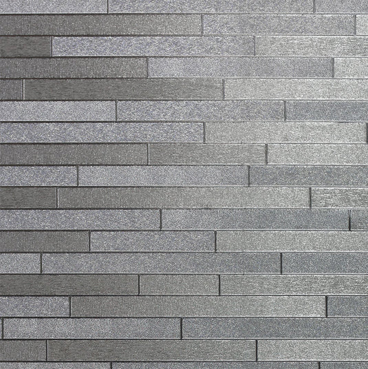 Foil Slate Silver Wallpaper