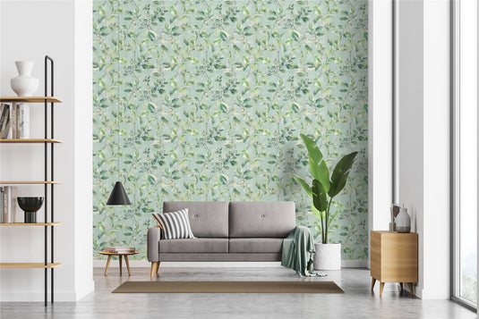 Spring Springs Green Wallpaper