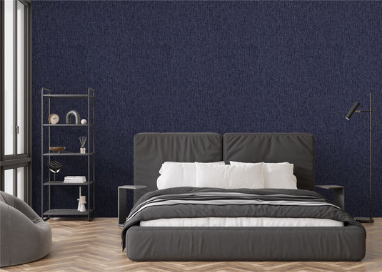 Urban Weave Navy Wallpaper