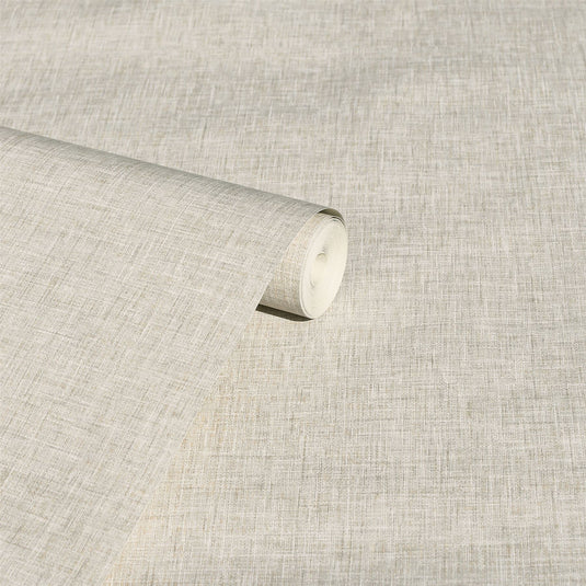 Linen Texture Natural Wallpaper