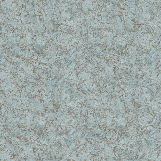 Textured Marble Soft Blue / Gold Wallpaper