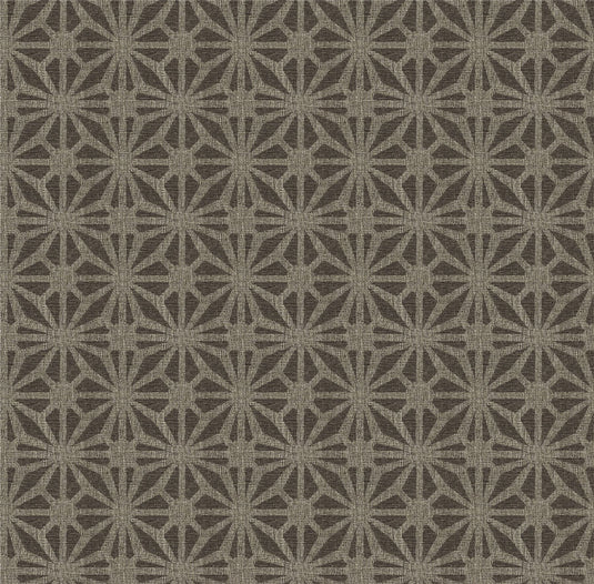 Moorish Mosaic Chocolate Brown Wallpaper