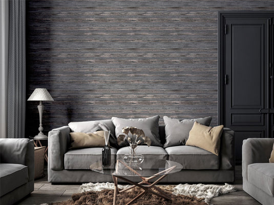 Sahara Charcoal/Rose Gold Wallpaper sw6