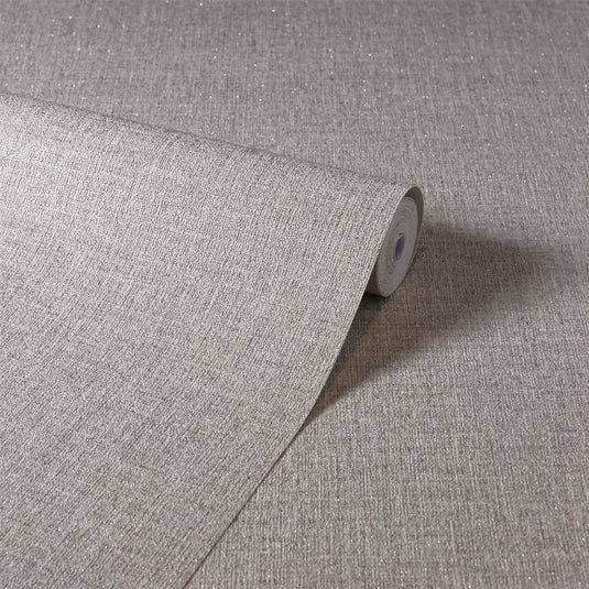 Luxe Hessian Mink Wallpaper