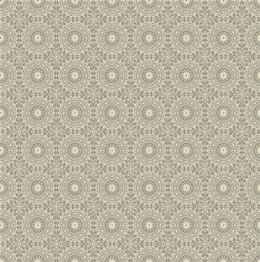 Symmetrical Chic Champagne and Silver Wallpaper